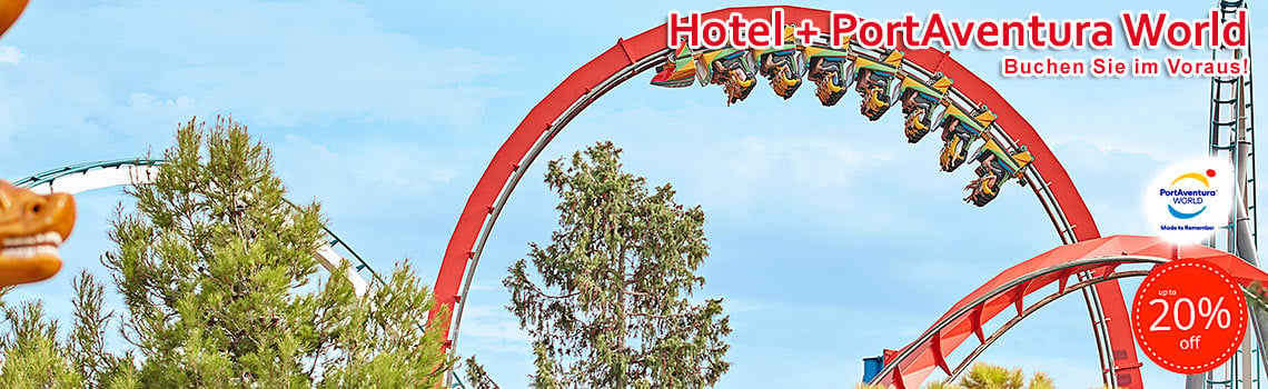 Angebote Hotels PortAventura World 2026 - 20% Rabatt Hotel + Tickets!