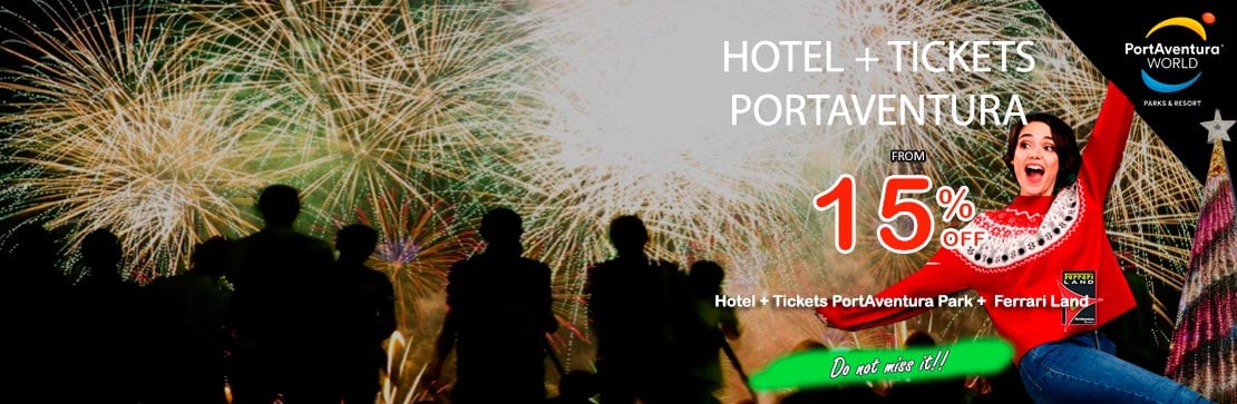 PortAventura New Year's Eve. Offers and discounts to spend New Year's Eve in Salou