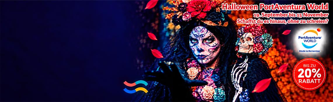 Halloween in PortAventura World 2026: Hotels mit inkludierten Eintrittskarten und Hotels in der Nähe