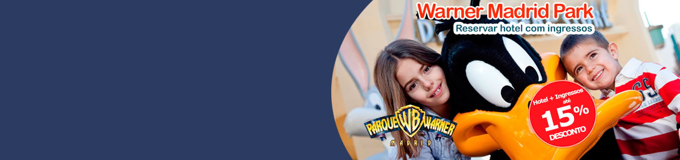 Ofertas Warner Madrid. Hotel + Entradas para vivir una aventura increible