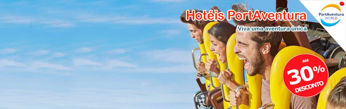 Ofertas Hotéis PortAventura 2023 - Até 30% Desconto Hotel + Tickets!