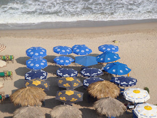 Hotel Blue Chairs